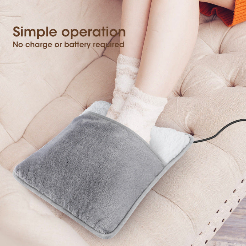 USB foot warmer with pull switch