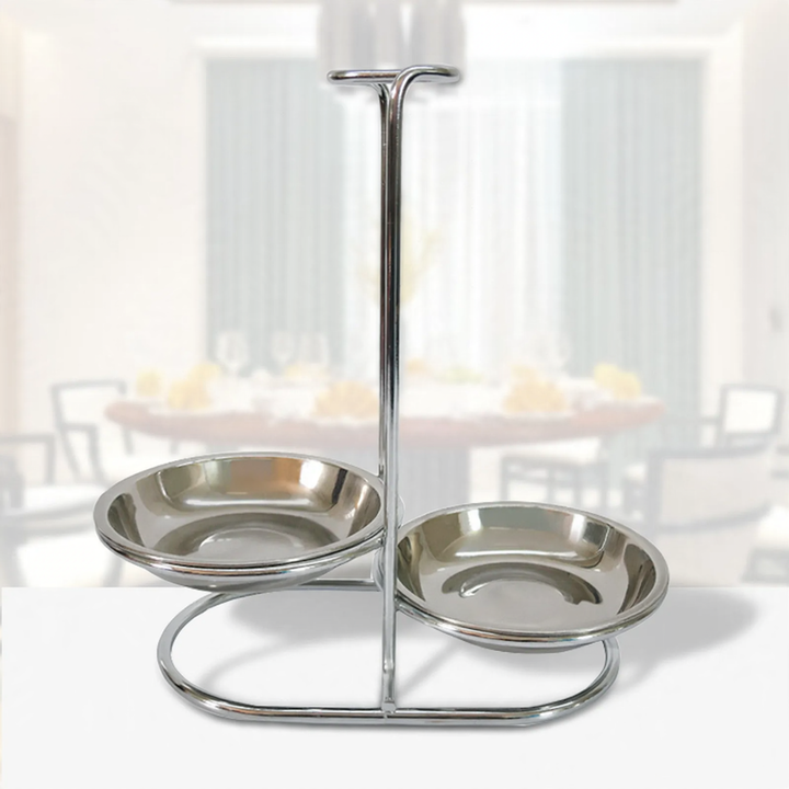 Stainless steel spoon rest for kitchen and gastronomy