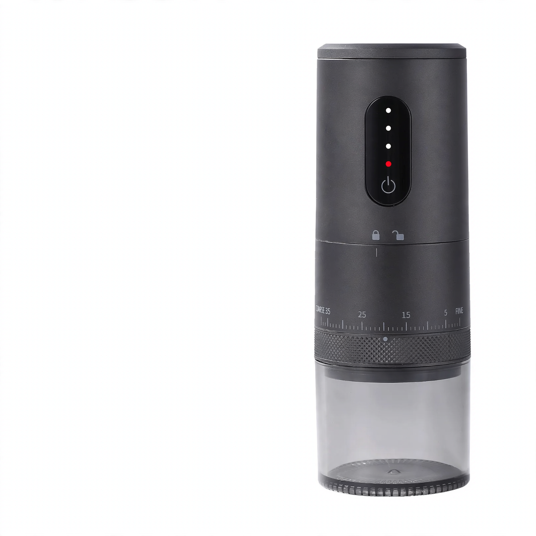 Electric coffee grinder with steel grinding mechanism
