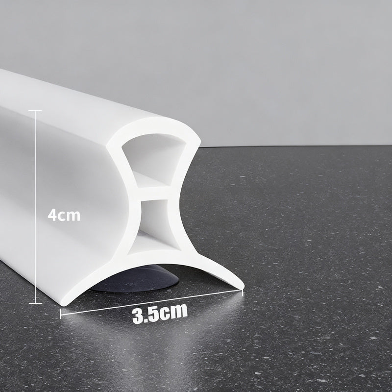 Silicone sealing strip for shower, adjustable