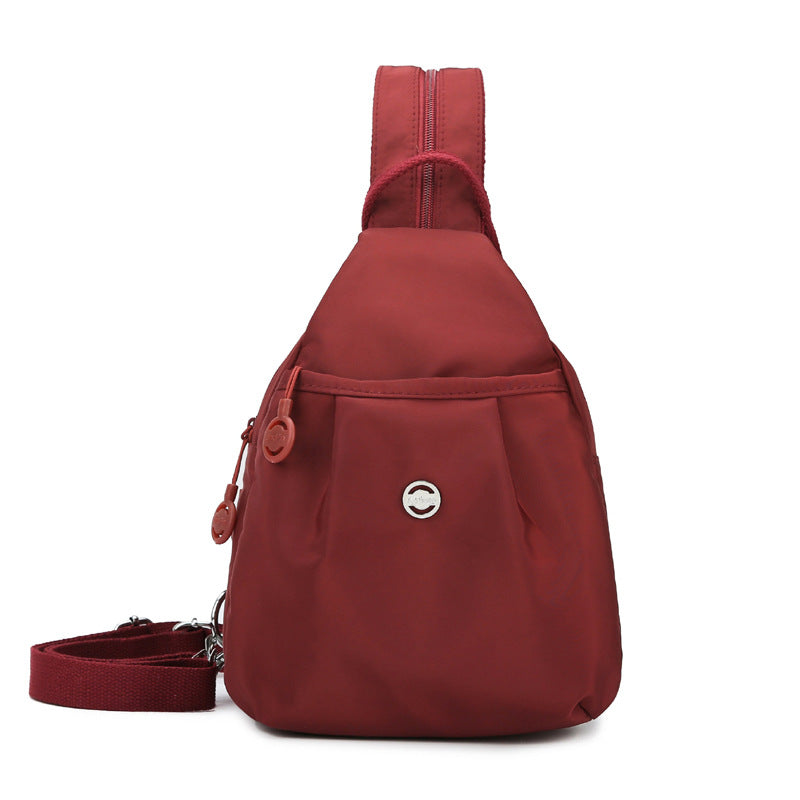 Compact backpack with theft protection, Oxford fabric