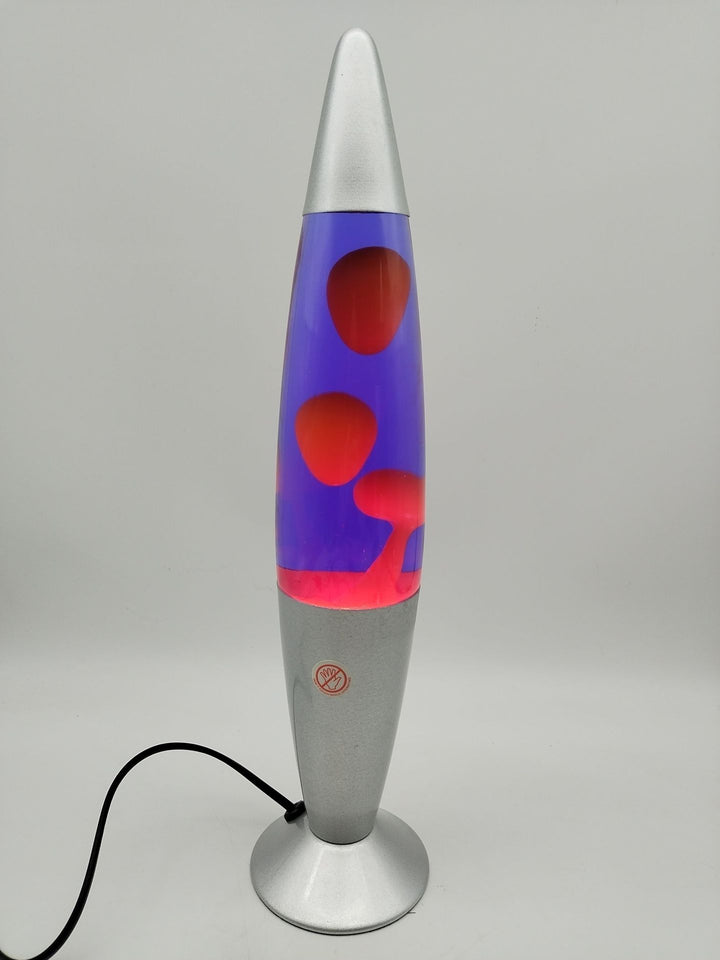 Lava lamp with aluminum shade, 40 cm