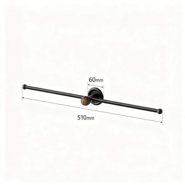 Towel holder made of steel, 30 cm