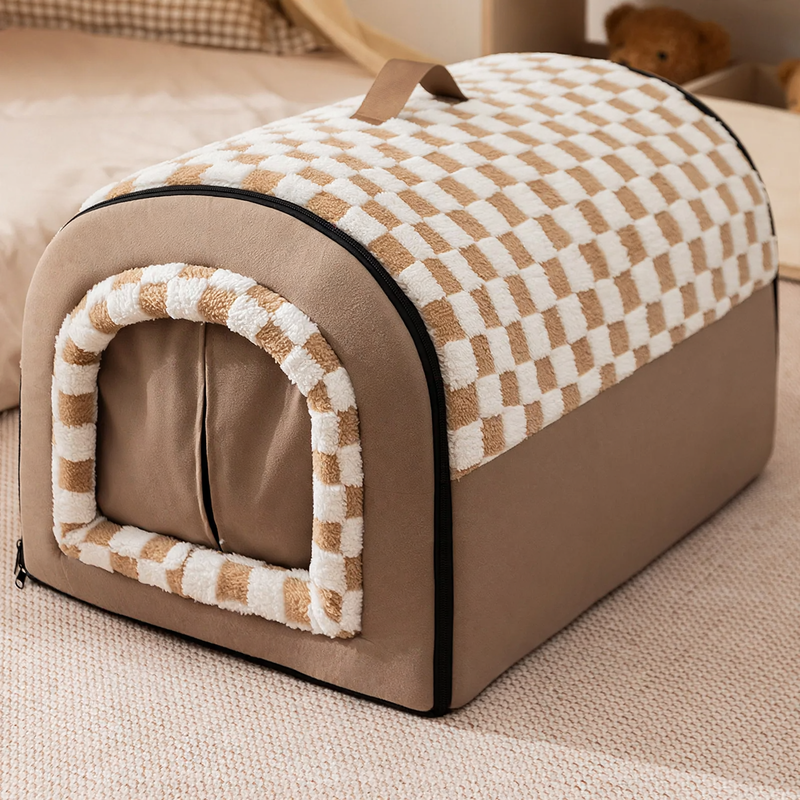 Closed dog tent, four seasons, PP cotton