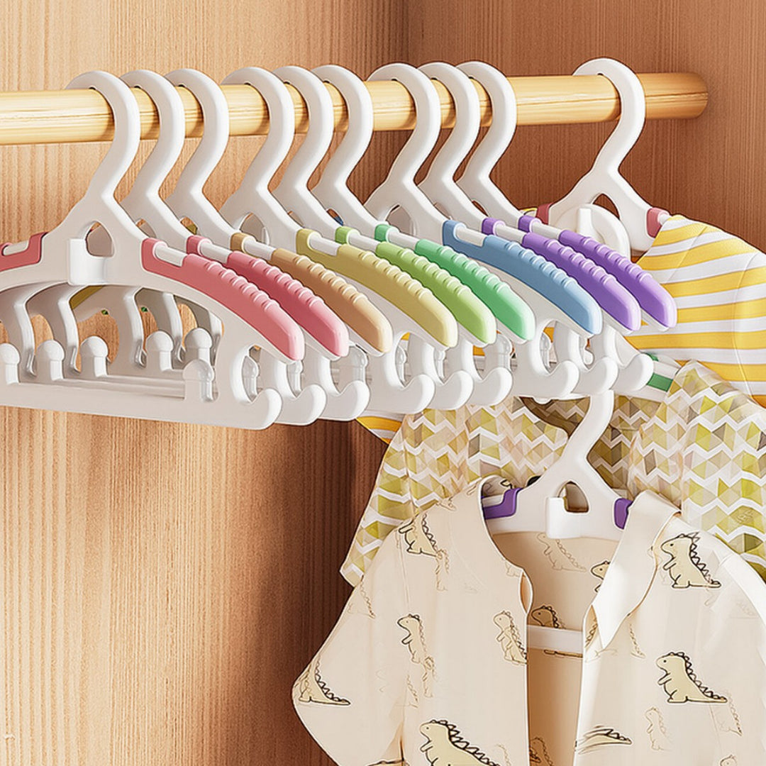 Children's hangers, extendable, 4-stage adjustable