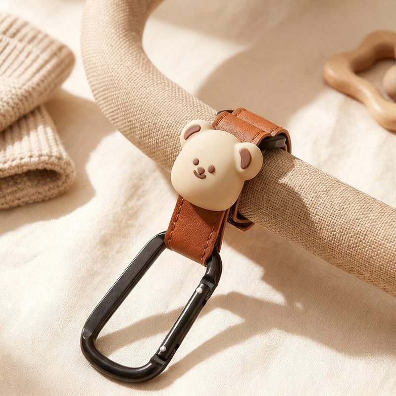 Aluminum stroller hook