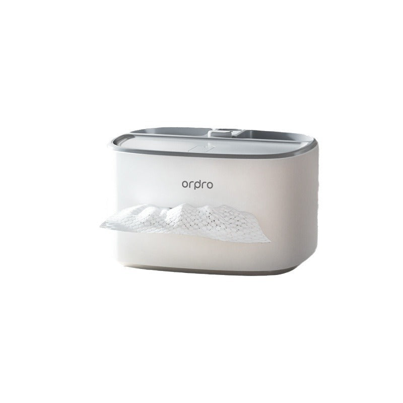 Multifunctional tissue box shelf with phone holder