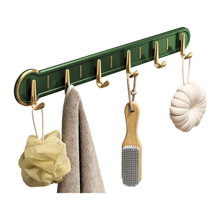Self-adhesive wall hooks, 6-piece strip