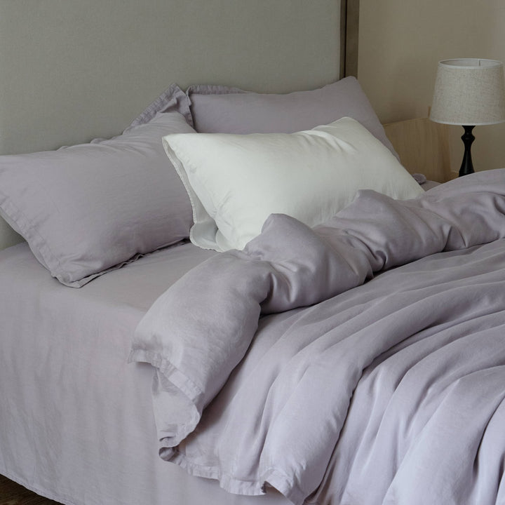 Lyocell Bed Linen Set, 4-piece, Vintage Look