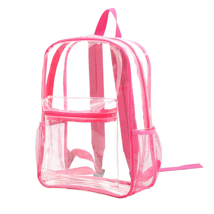 Transparent PVC backpack, waterproof