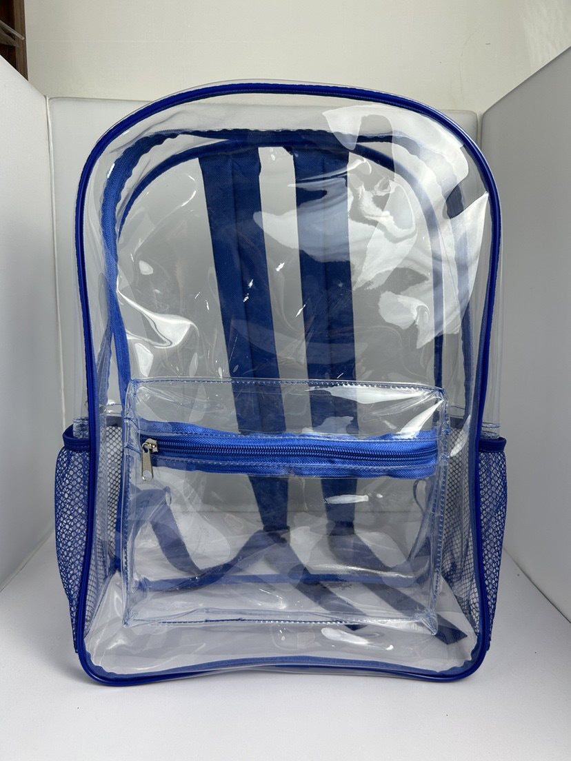 Transparent PVC backpack with large capacity