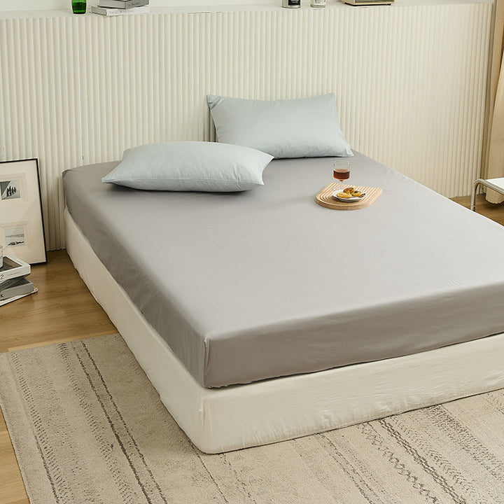 High-quality cotton bed sheets and fitted sheet