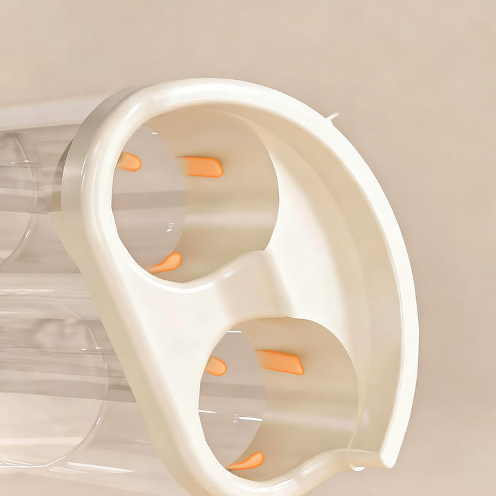 Wall-mounted cup holder, single and double