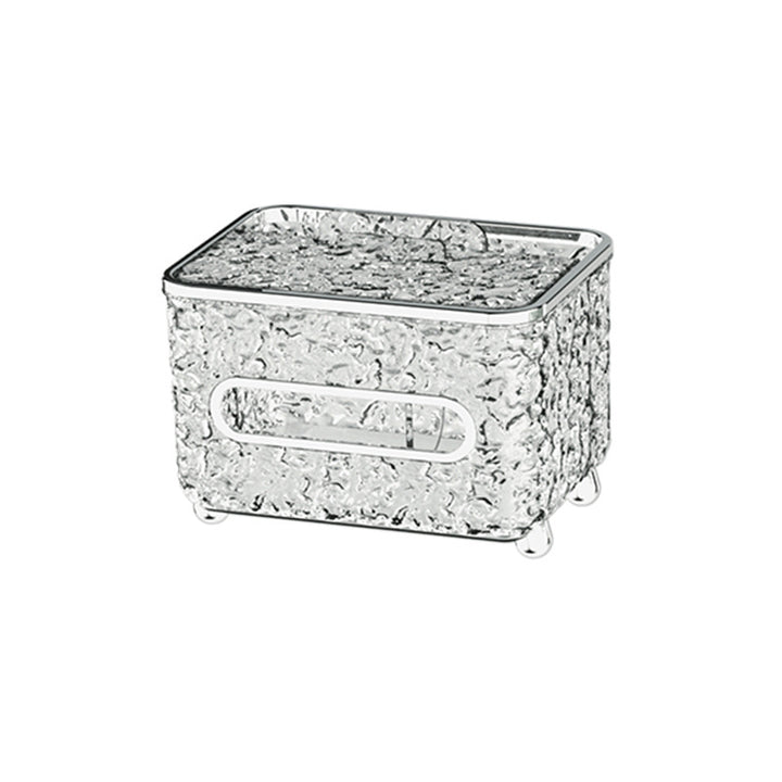 Plastic table tray for tissues and remote control