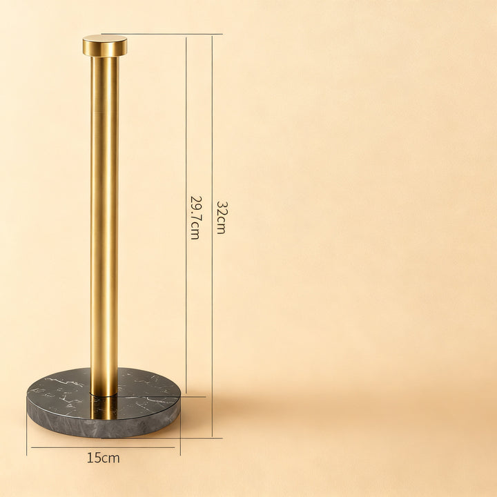 Stainless steel kitchen roll holder