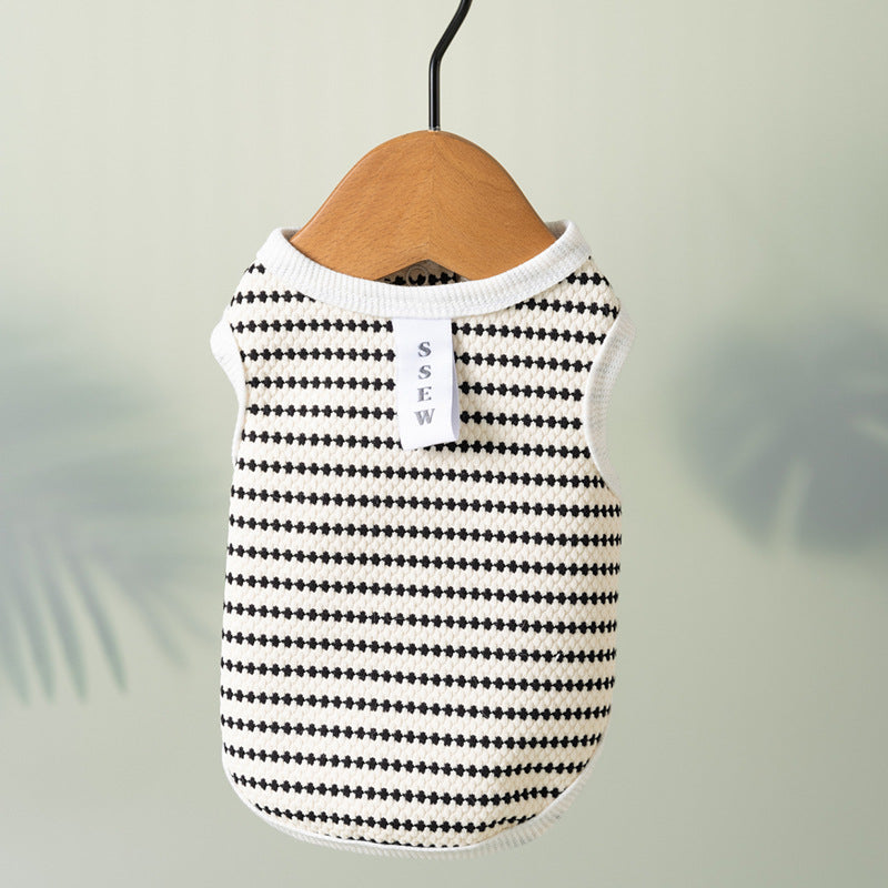 Cotton vest for dogs and cats, Spring/Summer