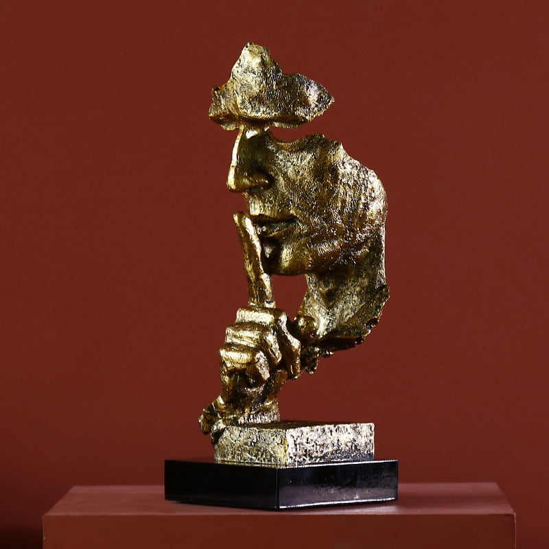 Modern art figure made of resin, decoration