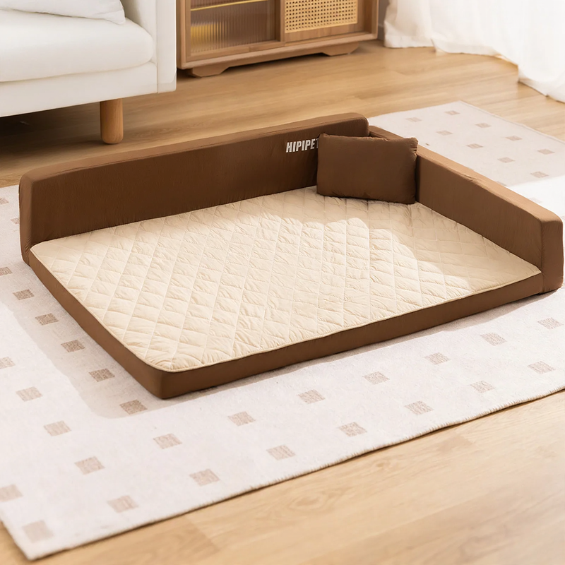 Dog bed, semi-closed, washable, foam