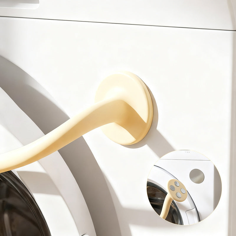 Magnetic ventilation holder for washing machines