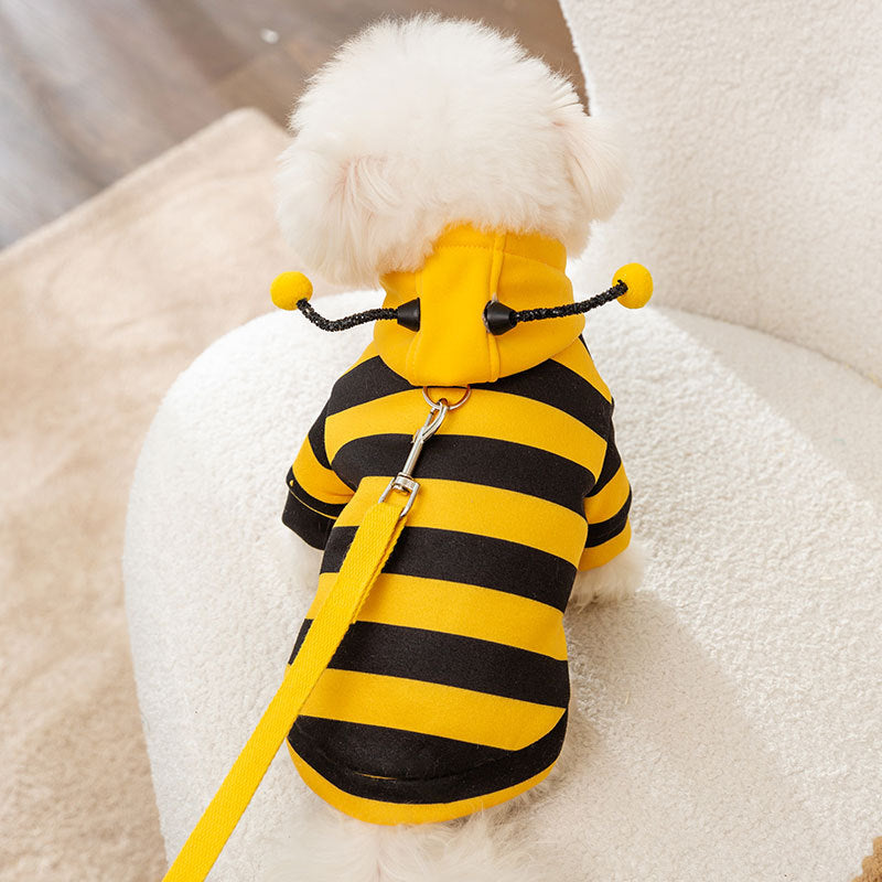 Sweatshirt for dogs and cats with bee motif