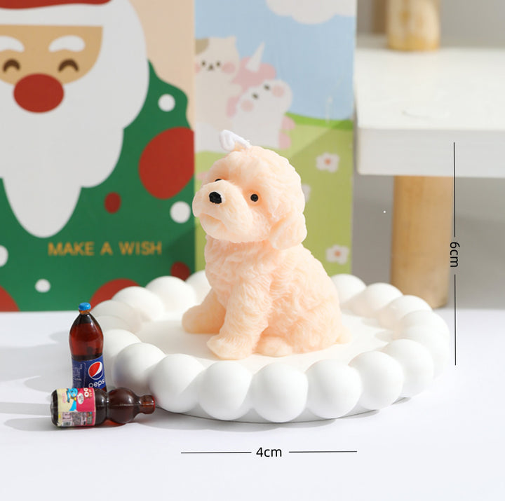 Scented candle teddy bear, soy wax mix