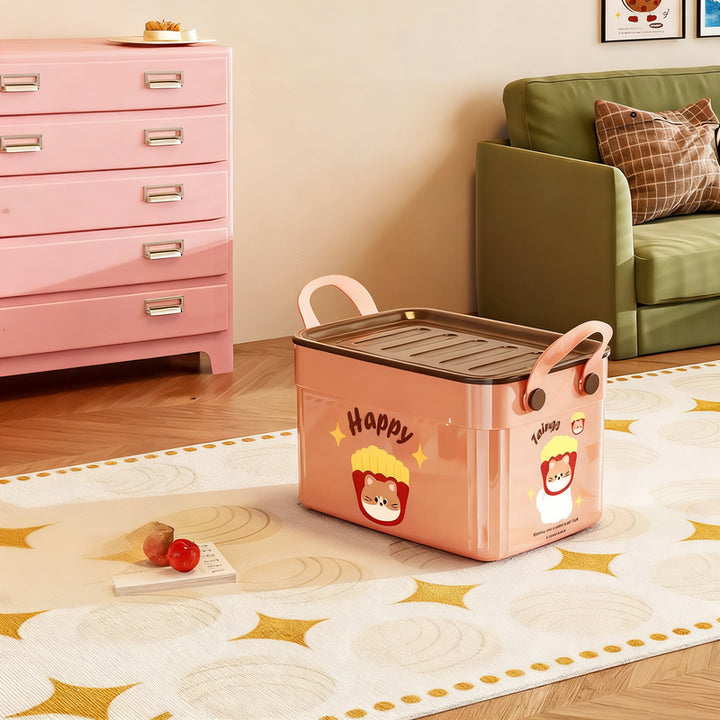 Storage box made of PP plastic, flat