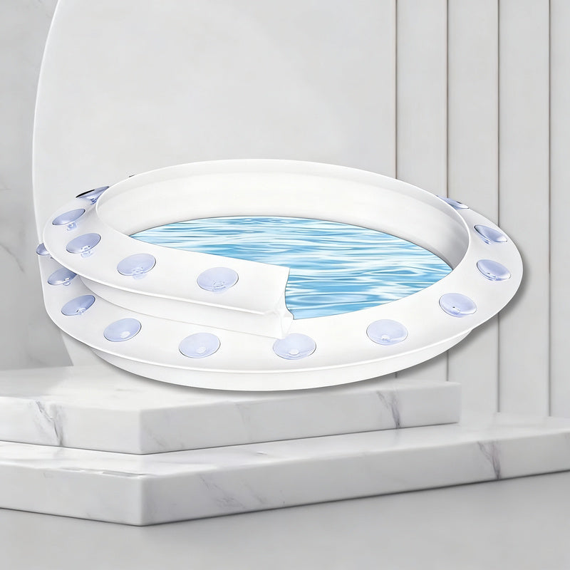 Silicone sealing strip for shower, adjustable