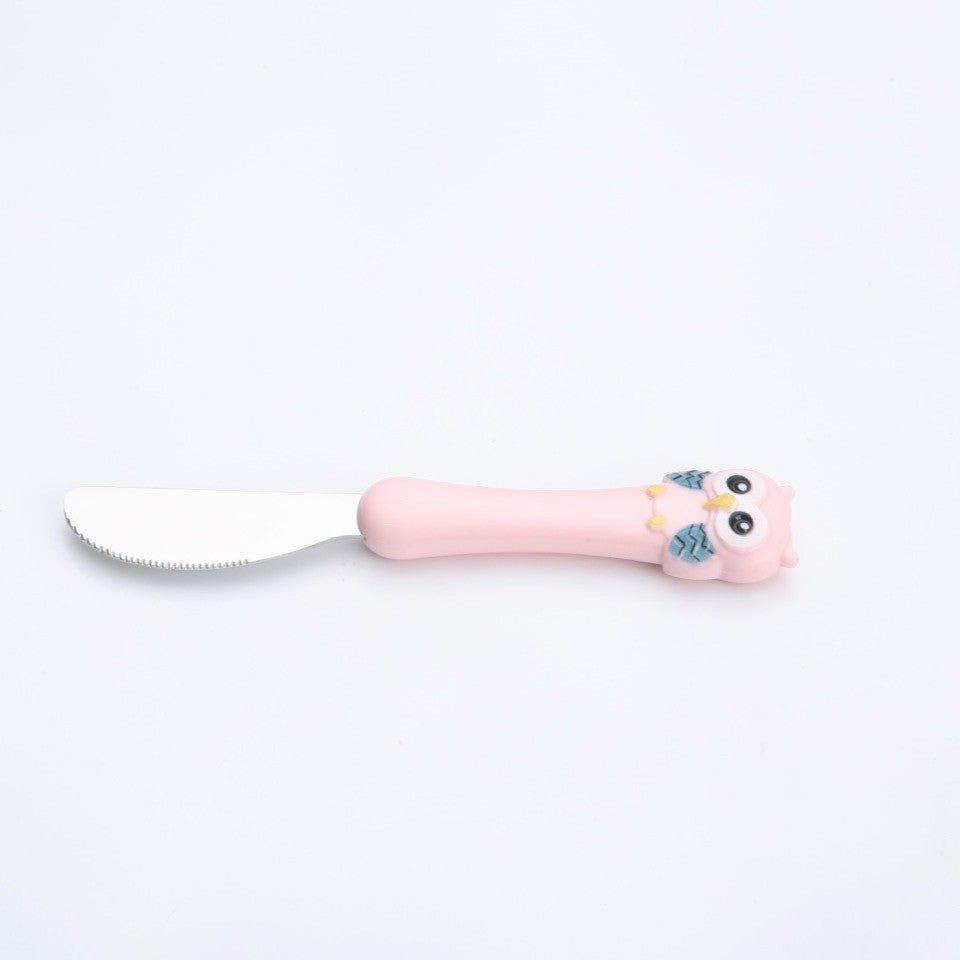 Children's tableware set made of stainless steel, portable