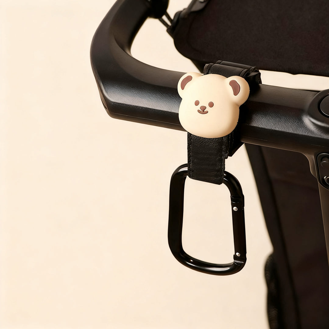 Aluminum stroller hook