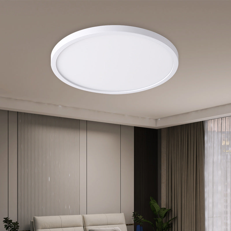 LED ceiling light round, modern, for damp rooms