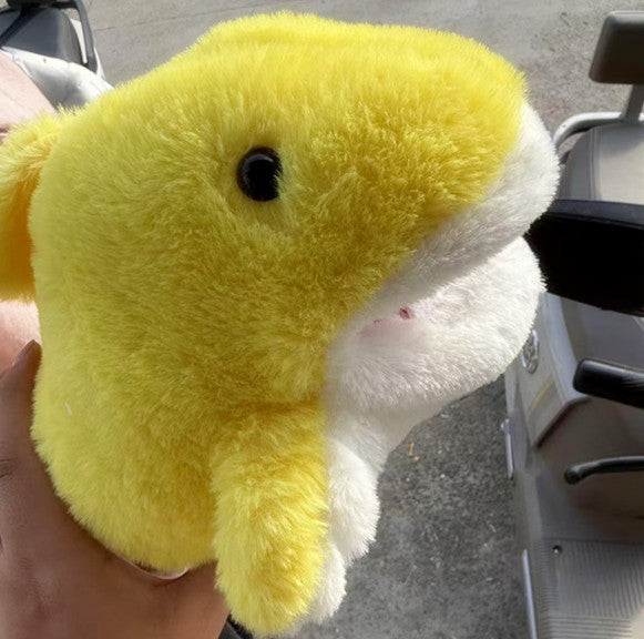 Hand puppet shark with movable arms