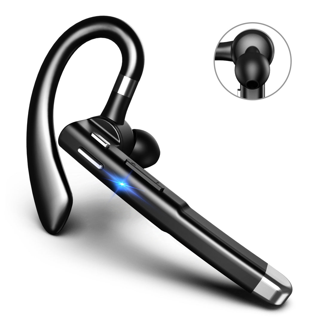 Open wireless earbuds with color touchscreen