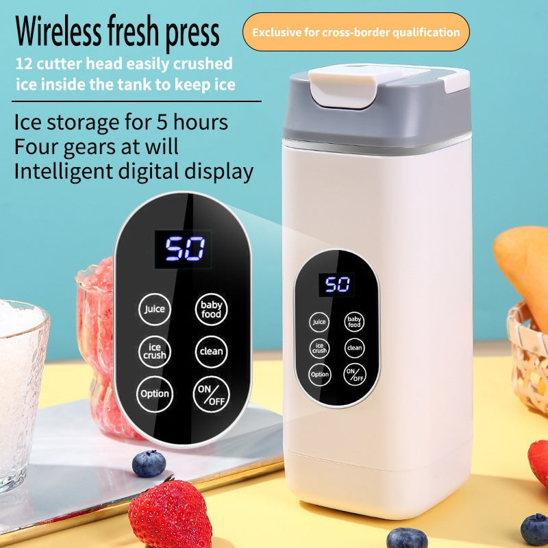 Portable USB Juicer, 400 ml, 12 Meal Teeth