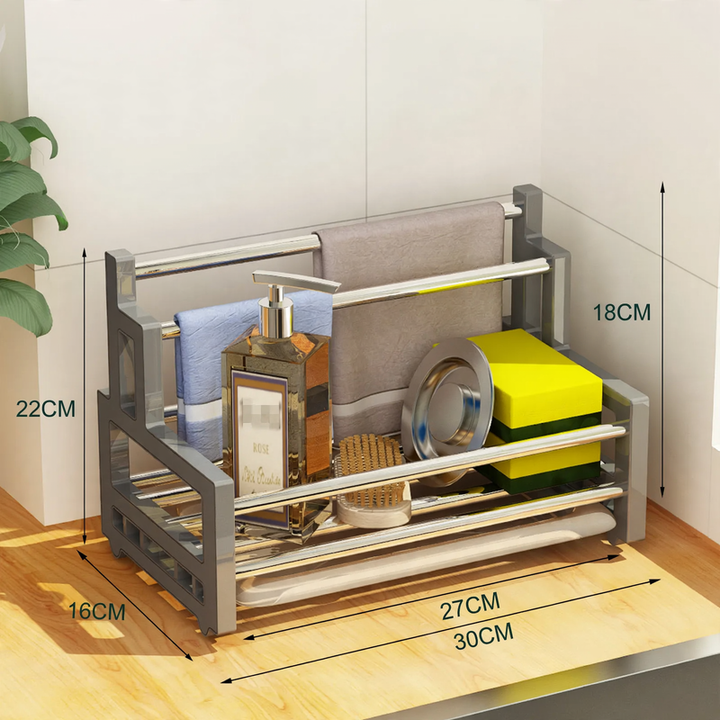 Kitchen shelf for sink without drilling