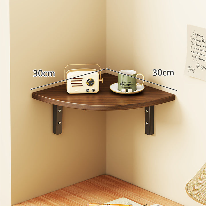 Corner shelf, multi-tiered