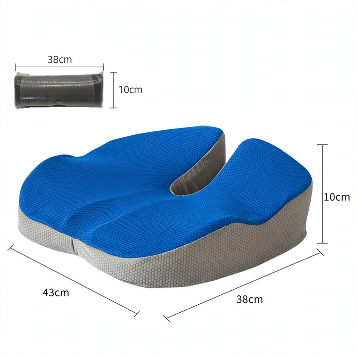 Seat cushion for office chairs, 43×38×10 cm
