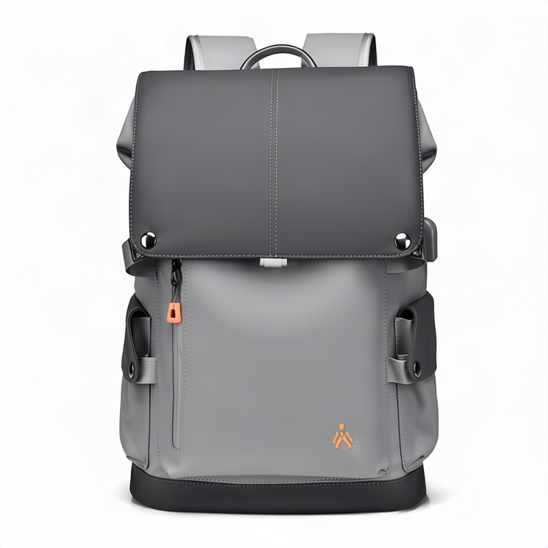 Backpack, 20–35 L, contrasting colors, up to 16 inches