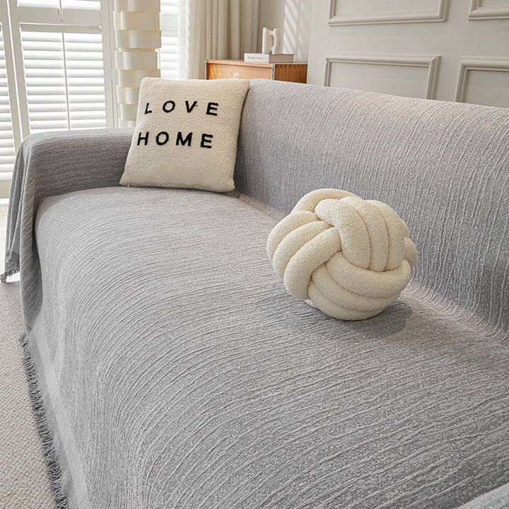 Chenille Sofa Throw, non-slip, various sizes