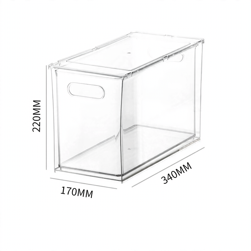 Refrigerator storage box, drawer system