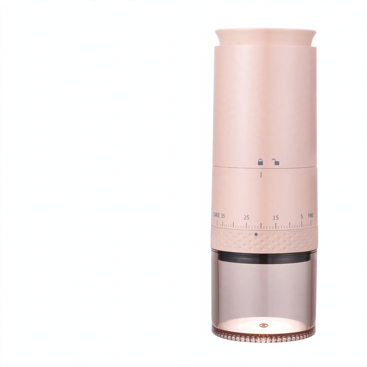 Electric coffee grinder with steel grinding mechanism