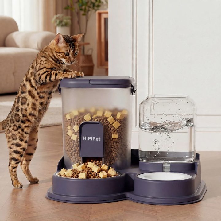 Pet drinking fountain without power connection