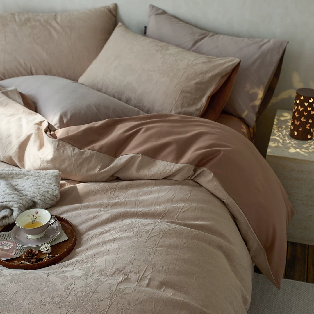 Cotton bedding set, 4-piece, long staple combed