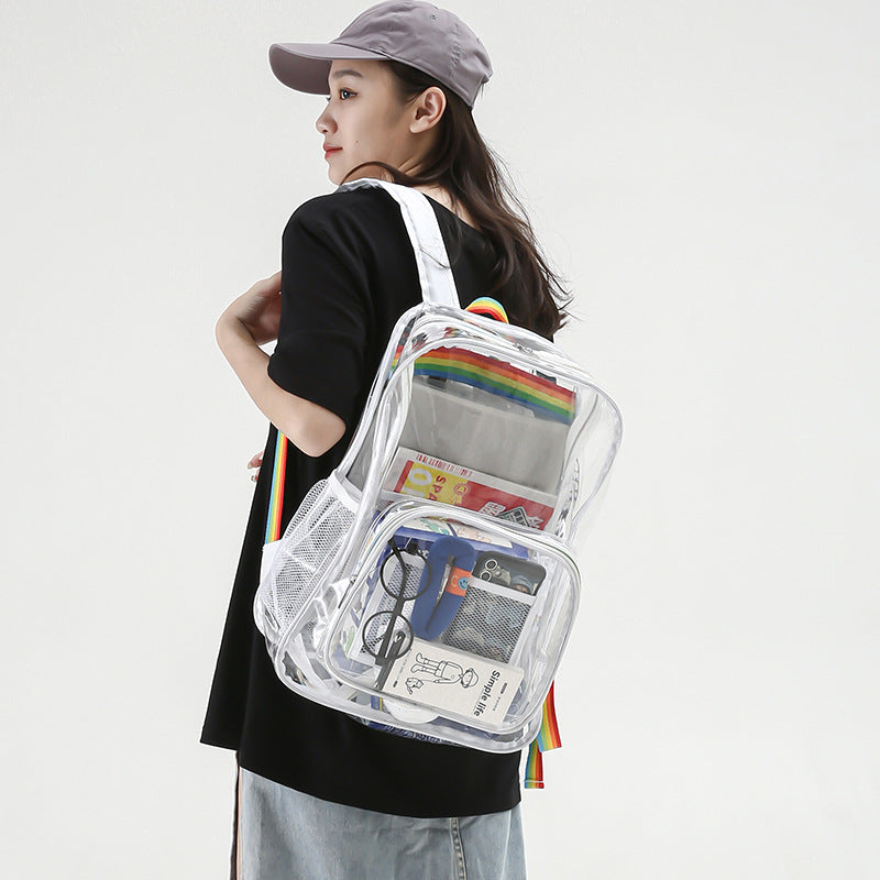 Transparent Backpack, PVC, waterproof