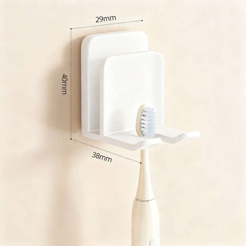 Toothbrush holder with lid, ABS, wall-mounted