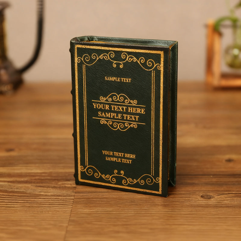 Decorative book tray made of wood, classic design