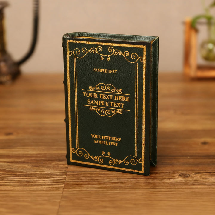 Decorative book tray made of wood, classic design