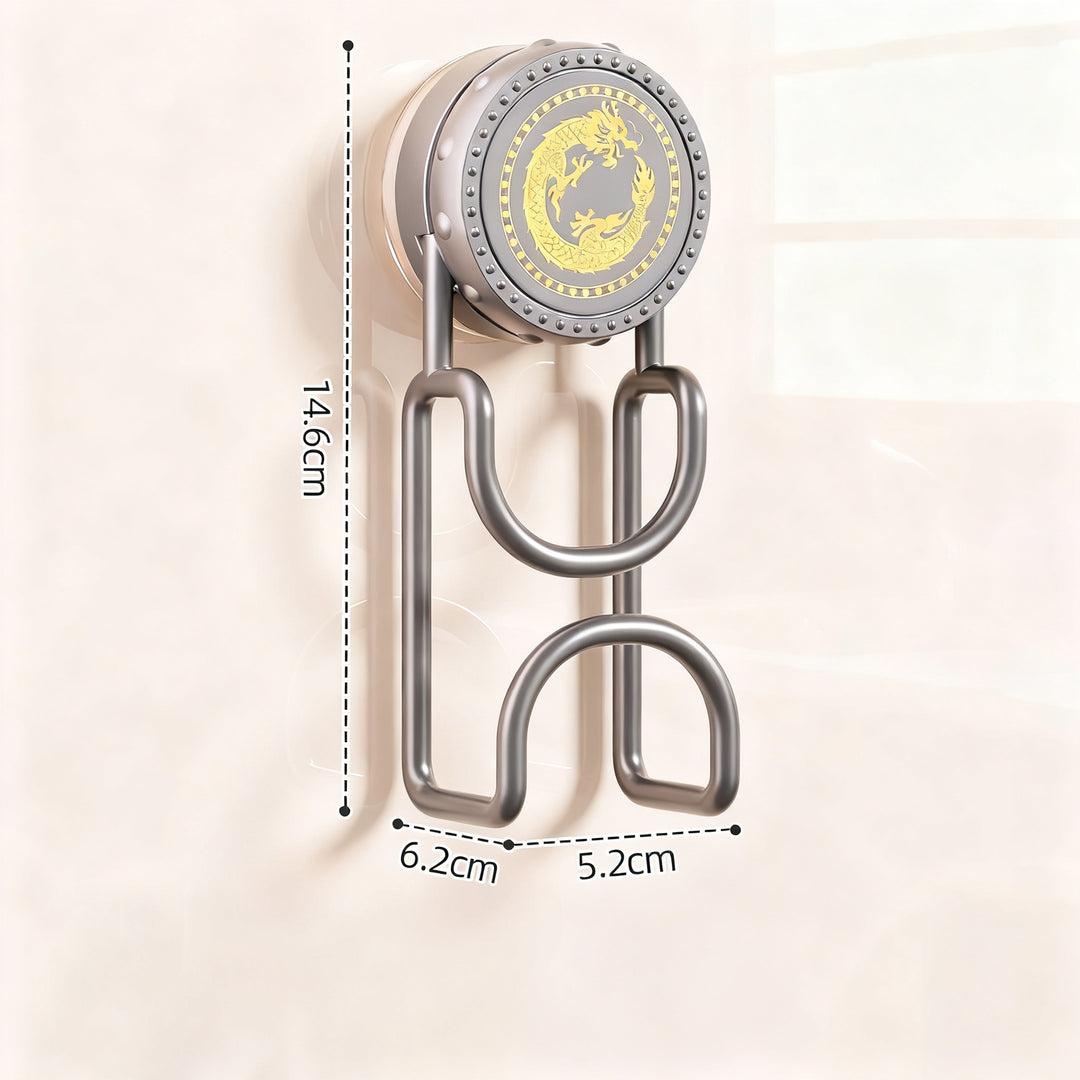 Metal suction cup wall hook