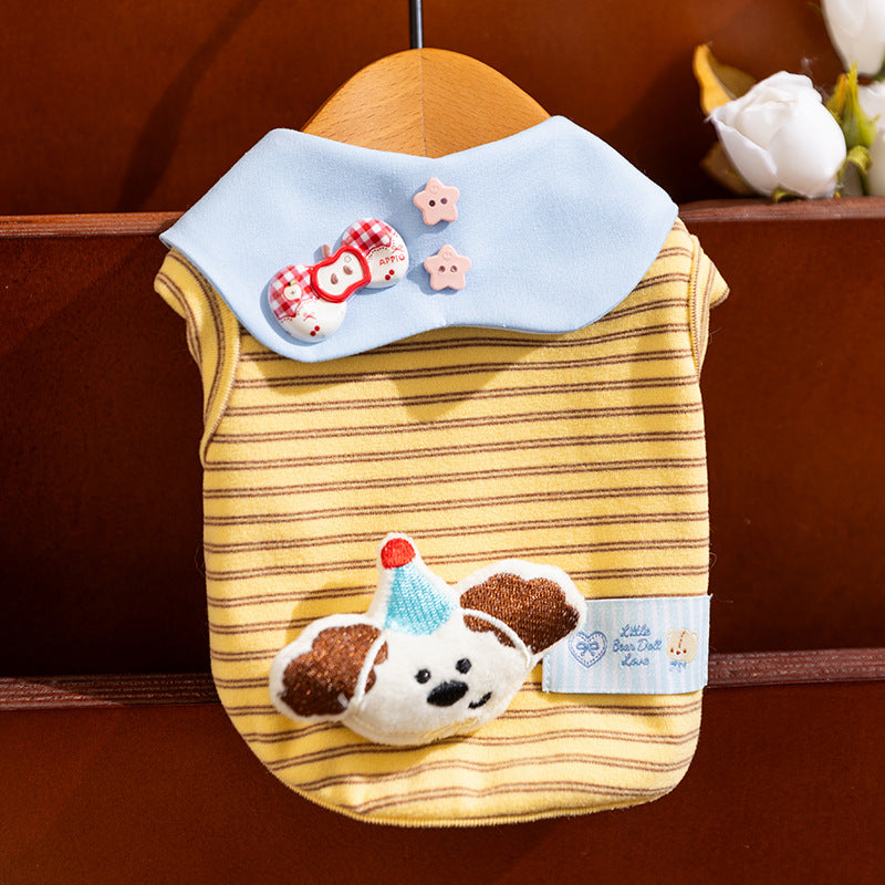 Thin, breathable summer dish shirt for dogs
