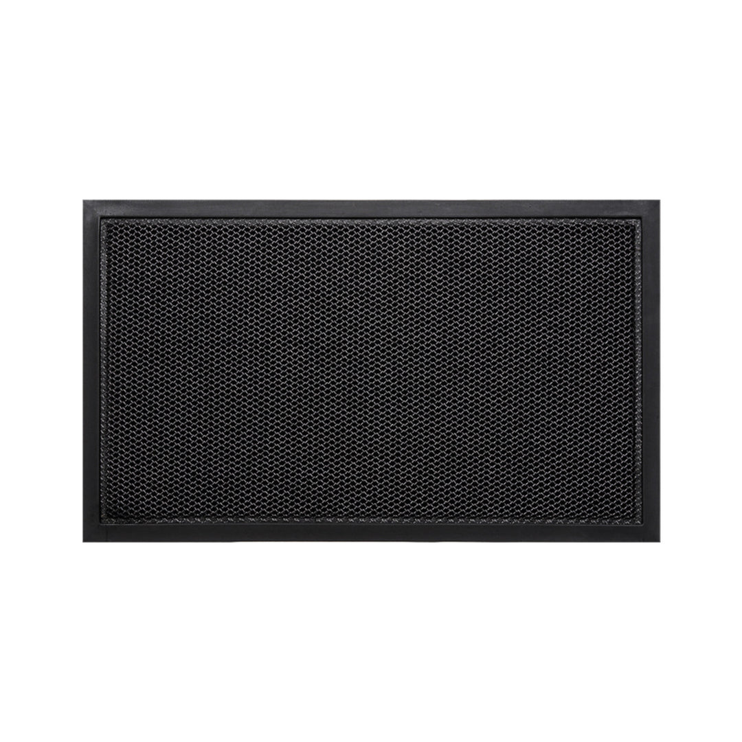 Entrance mat made of polyester fiber, machine-woven