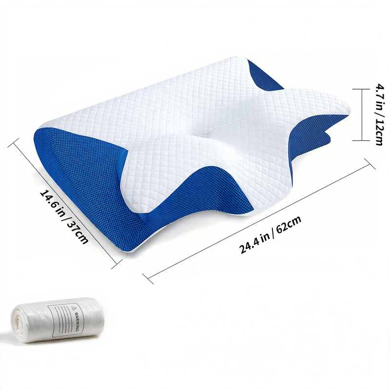 Butterfly-shaped Neck Support Pillow made of Memory Foam
